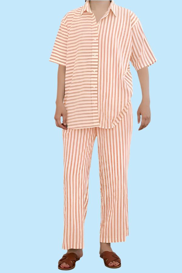 Playsuit - Tangerine Stripe (Pre-Order)